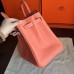 Hermes Crevette Clemence Birkin 35cm Handmade Bag