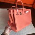 Hermes Crevette Clemence Birkin 35cm Handmade Bag