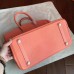 Hermes Crevette Clemence Birkin 35cm Handmade Bag