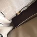 Hermes Grey Clemence Birkin 35cm Handmade Bag
