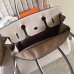 Hermes Grey Clemence Birkin 35cm Handmade Bag