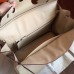 Hermes Ivory Clemence Birkin 35cm Handmade Bag