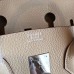 Hermes Ivory Clemence Birkin 35cm Handmade Bag