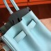 Hermes Blue Atoll Epsom Birkin 35cm Handmade Bag