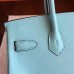 Hermes Blue Atoll Epsom Birkin 35cm Handmade Bag