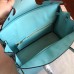 Hermes Blue Atoll Epsom Birkin 35cm Handmade Bag