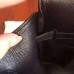 Hermes Black Epsom Birkin 35cm Handmade Bag