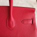 Hermes Red Epsom Birkin 35cm Handmade Bag