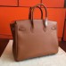Hermes Gold Swift Birkin 35cm Handmade Bag