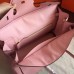 Hermes Pink Clemence Birkin 40cm Handmade Bag