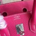 Hermes Rose Tyrien Epsom Birkin 25cm Handmade Bag