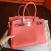 Hermes Crevette Epsom Birkin 30cm Handmade Bag