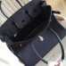 Hermes Black Clemence Birkin 30cm Handmade Bag