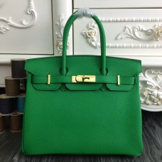 Hermes Birkin 30cm 35cm Bag In Bamboo Clemence Leather Hermes Birkin 30cm 35cm Bag In Bamboo Clemence Leather