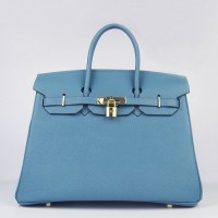 Hermes Birkin 30cm 35cm Bag In Blue Jean Togo Leather Hermes Birkin 30cm 35cm Bag In Blue Jean Togo Leather