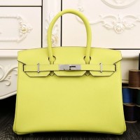 Hermes Birkin 30cm 35cm Bag In Yellow Epsom Leather Hermes Birkin 30cm 35cm Bag In Yellow Epsom Leather