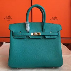 Hermes Blue Paon Epsom Birkin 25cm Handmade Bag Hermes Blue Paon Epsom Birkin 25cm Handmade Bag