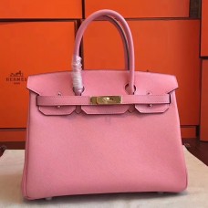 Hermes Pink Epsom Birkin 30cm Handmade Bag Hermes Pink Epsom Birkin 30cm Handmade Bag