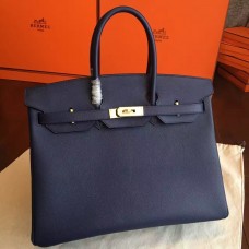 Hermes Sapphire Epsom Birkin 35cm Handmade Bag Hermes Sapphire Epsom Birkin 35cm Handmade Bag