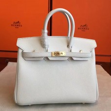 Hermes White Epsom Birkin 25cm Handmade Bag Hermes White Epsom Birkin 25cm Handmade Bag