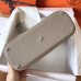 Hermes Tourterelle Clemence Bolide 27cm Handmade Bag