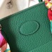 Hermes Vert Vertigo Clemence Bolide 27cm Handmade Bag