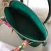 Hermes Vert Vertigo Clemence Bolide 27cm Handmade Bag