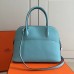 Hermes Bolide 31cm Bag In Celeste Swift Leather