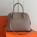 Hermes Bolide 31cm Bag In Grey Swift Leather