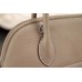 Hermes Bolide Tote Bag In Grey Leather