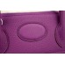 Hermes Bolide Tote Bag In Purple Leather