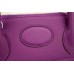 Hermes Bolide Tote Bag In Purple Leather