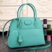 Hermes Bolide Tote Bag In Turquoise Leather