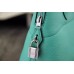 Hermes Bolide Tote Bag In Turquoise Leather