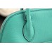 Hermes Bolide Tote Bag In Turquoise Leather