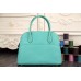 Hermes Bolide Tote Bag In Turquoise Leather