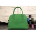 Hermes Bolide Tote Bag In Vert Leather