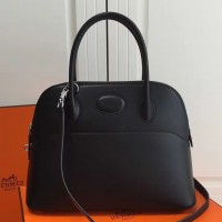 Hermes Bolide 31cm Bag In Black Swift Leather Hermes Bolide 31cm Bag In Black Swift Leather
