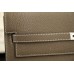 Hermes Grey Kelly Depeche 38cm Briefcase Bag