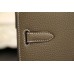 Hermes Grey Kelly Depeche 38cm Briefcase Bag