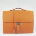 Hermes Orange Sac A Depeches 38cm Briefcase Bag