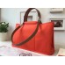 Hermes Cabag Elan Bag In Capucine Canvas