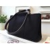 Hermes Cabag Elan Bag In Black Canvas