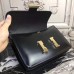 Hermes Black Constance MM 24cm Box Leather Bag