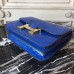 Hermes Blue Constance MM 24cm Crocodile Bag