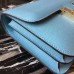 Hermes Blue Atoll Constance MM 24cm Epsom Leather Bag