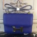 Hermes Blue Electric Constance MM 24cm Epsom Leather Bag