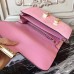 Hermes Pink Constance MM 24cm Crocodile Bag