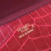 Hermes Red Constance MM 24cm Crocodile Bag