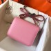 Hermes Mini Constance 18cm Pink Epsom Bag